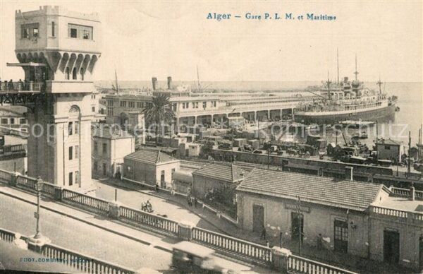 Alger Algerien Gare PLM et Maritime