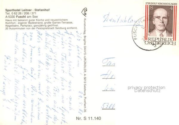 Fuschl See Salzkammergut Sporthotel Leitner Stefanihof – Bild 2