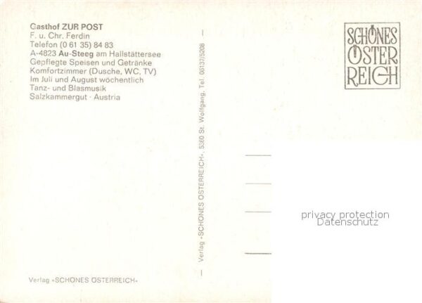 Bad Goisern Salzkammergut Gasthof zur Post – Bild 2