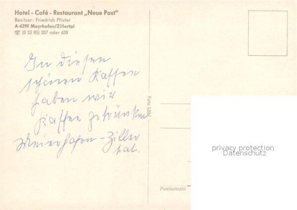 Mayrhofen Zillertal Hotel Cafe Restaurant Neue Post – Bild 2