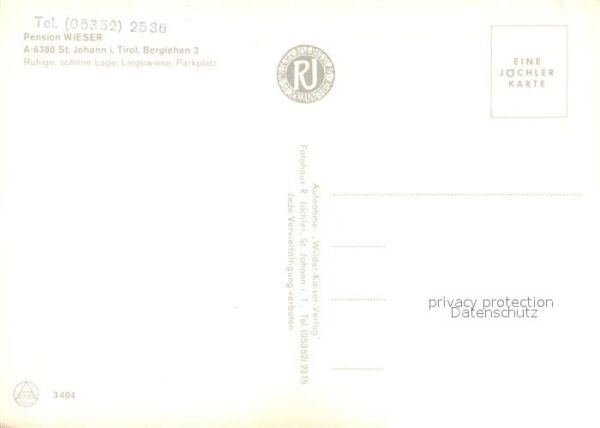 St Johann Tirol Pension Wieser – Bild 2