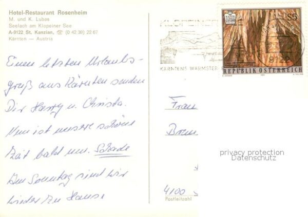 St Kanzian Klopeiner See Hotel Restaurant Rosenheim – Bild 2