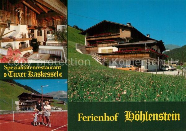 Lanersbach Ferienhof Höhlenstein Restaurant Tuxer