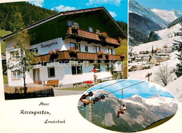 Lanersbach Haus Rosengarten Winter Sommer Sesselba