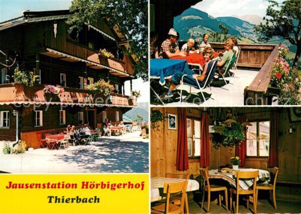 Thierbach Wildschoenau Jausenstatio Hörbigerhof