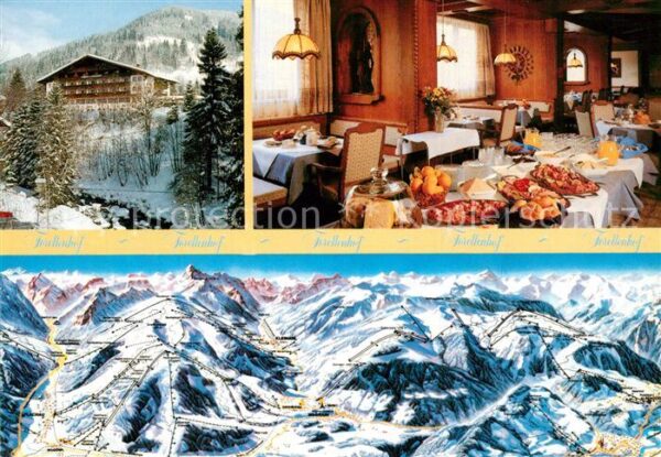 Flachau Hotel Restaurant Forellenhof Pisten und