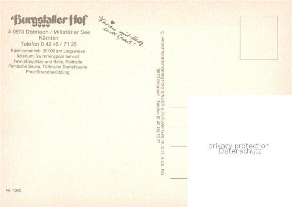 Doebriach Millstaettersee Burgstaller Hof – Bild 2