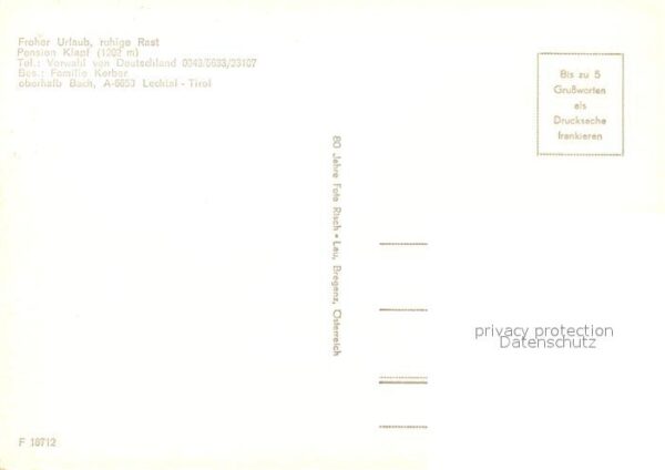 Lechtal Pension Klause Klapf – Bild 2