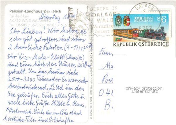 Wald Arlberg Pension Landhaus Sonnblick – Bild 2