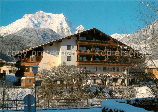 Mayrhofen Zillertal Gasthaus Brücke Winteraufnahme