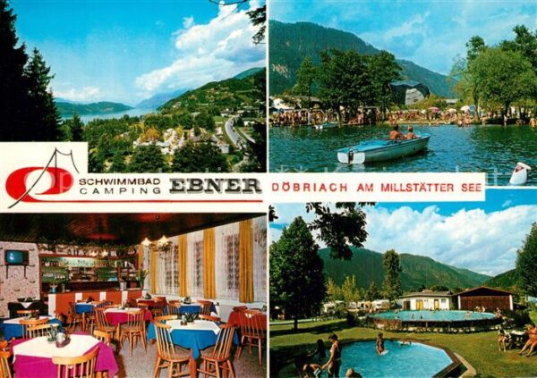 Doebriach Millstaettersee Schwimmbad Camping Ebner