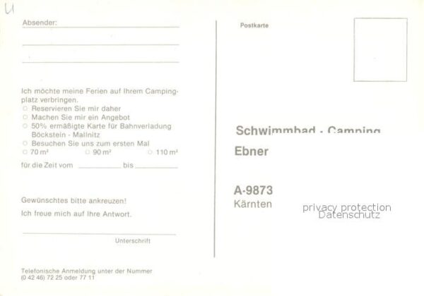 Doebriach Millstaettersee Schwimmbad Camping Ebner – Bild 2