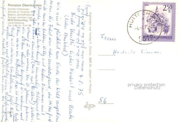 H?ttschlag Pension Oberkarteis – Bild 2