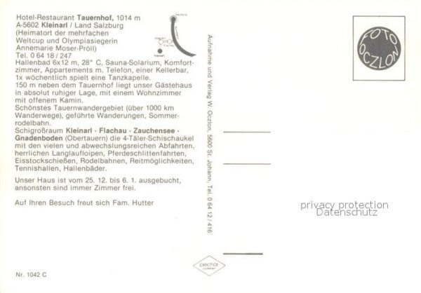 Kleinarl Hotel-Restaurant Tauernhof – Bild 2