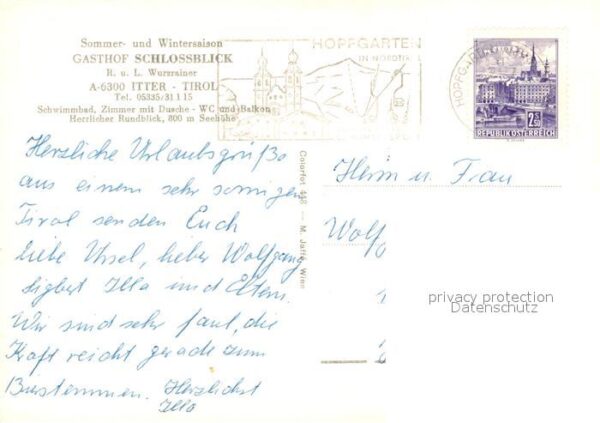Itter Tirol Gasthof Schlossblick – Bild 2