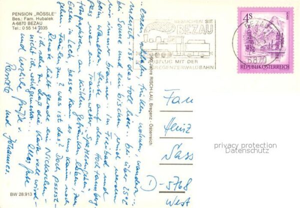 Bezau Vorarlberg Pension R?ssle – Bild 2