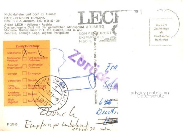 Lech Vorarlberg Cafe-Pension Olympia – Bild 2