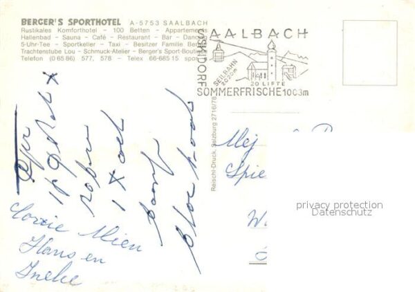 Saalbach-Hinterglemm Berger's Sporthotel – Bild 2