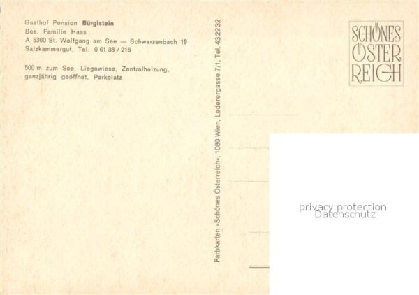 St Wolfgang Salzkammergut Gasthof-Pension B?rglstein – Bild 2