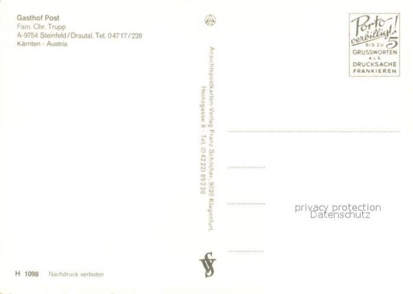 Steinfeld Kaernten Gasthof Post – Bild 2