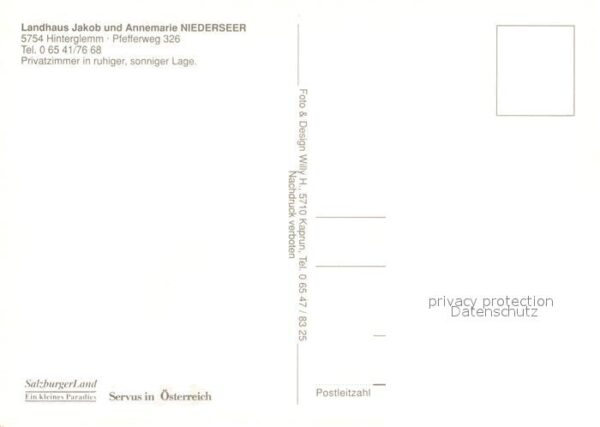 Hinterglemm Saalbach Landhaus Niederseer – Bild 2