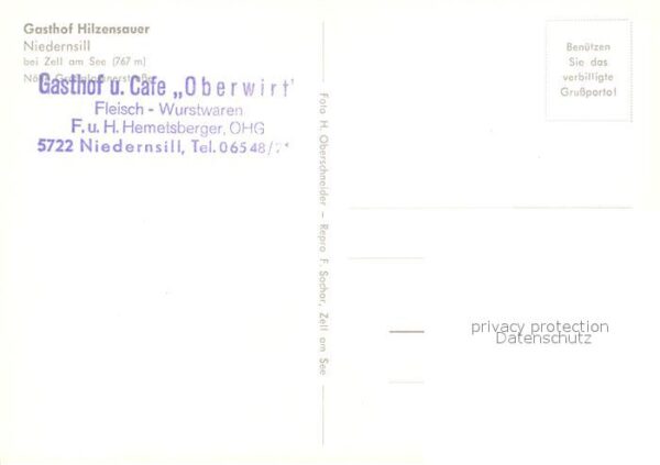 Niedernsill Gasthof Hilzensauer – Bild 2