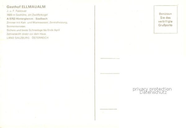 Hinterglemm Saalbach Gasthof Ellmaualm – Bild 2