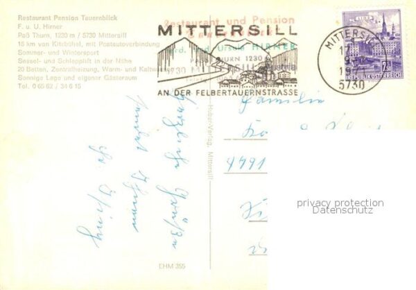 Mittersill Oberpinzgau Restaurant-Pension Tauernblick – Bild 2