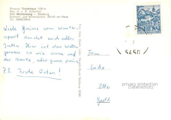 Werfenweng Pension Tirolerhaus – Bild 2
