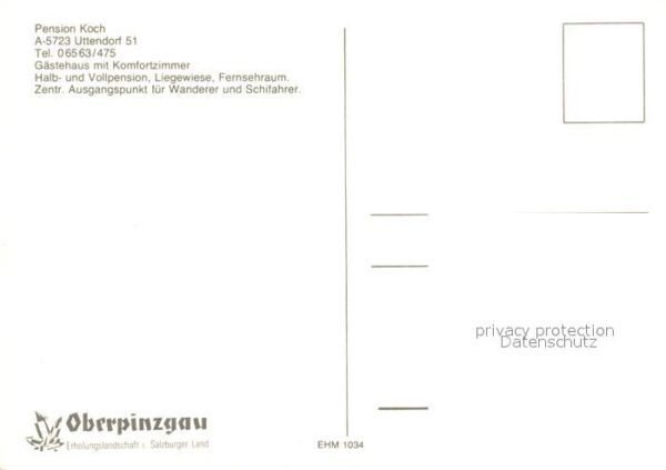 Uttendorf Salzburg Pension Koch – Bild 2