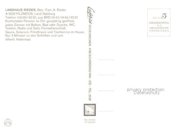 Filzmoos Landhaus Rieder – Bild 2