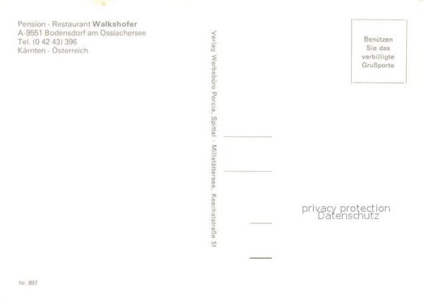 Bodensdorf Ossiacher See Pension-Restaurant Walkshofer – Bild 2