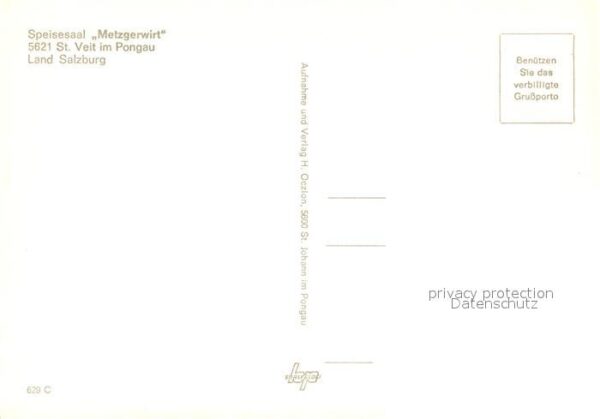 St Veit Pongau Speisesaal Metzgerwirt – Bild 2