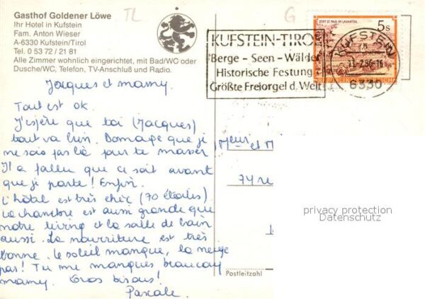 Kufstein Tirol Gasthof Goldener L?we – Bild 2