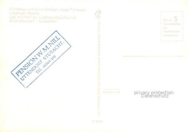 Uttendorf Salzburg G?stehaus-Pension Nill – Bild 2