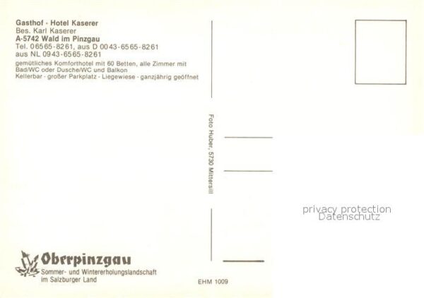 Wald Pinzgau Gasthof-Hotel Kaserer – Bild 2
