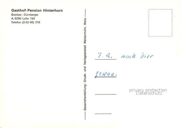 Lofer Gasthof-Pension Hinterhorn – Bild 2