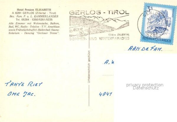 Gerlos Hotel-Pension Elisabeth – Bild 2