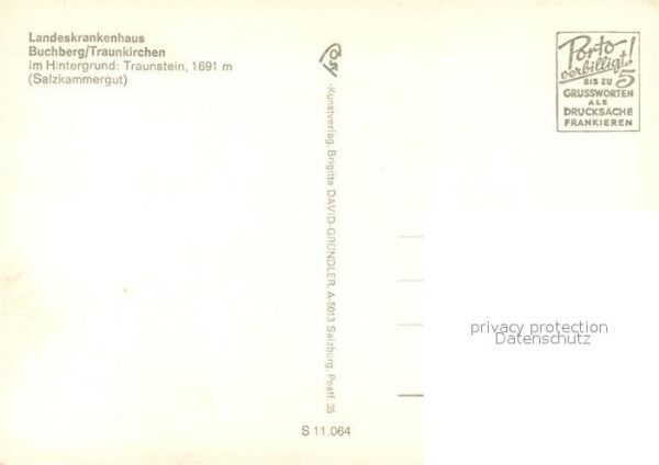 Traunkirchen Landeskrankenhaus Buchberg – Bild 2