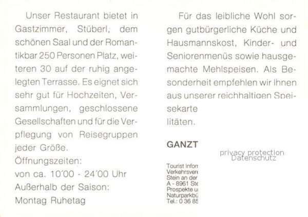 Stein Enns Restaurant Hubertus – Bild 2