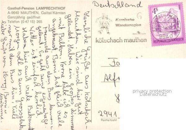 Mauthen Gasthof-Pension Lamprechthof – Bild 2