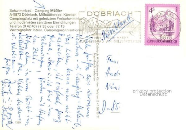 D?briach Millst?ttersee Camping M?ssler – Bild 2