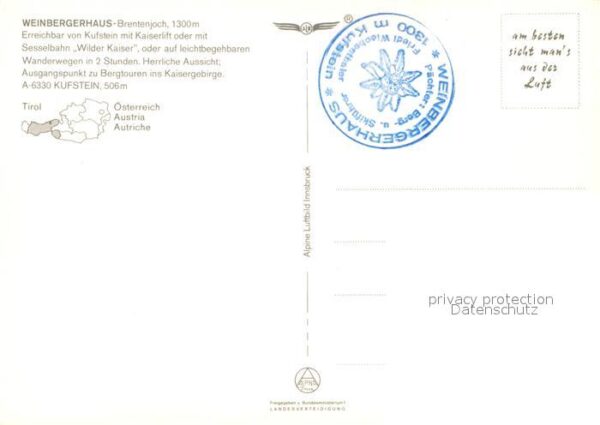 Kufstein Tirol Weinbergerhaus Brentenjoch Kaisergebirg – Bild 2