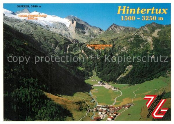 Hintertux Zillertal Schigebiet Tuxer Ferner Zillertaler Alp