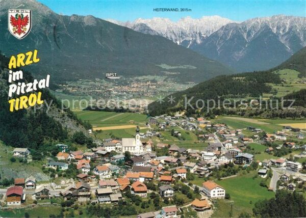 Arzl Pitztal Sommer- und Wintererholungsort Blick zu