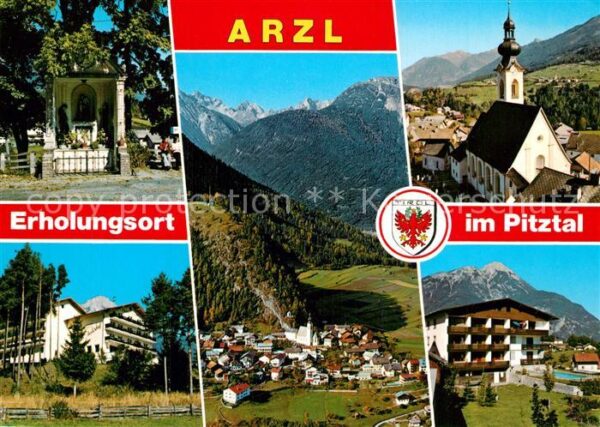Arzl Pitztal Teilansichten Erholungsort Kriegergeden