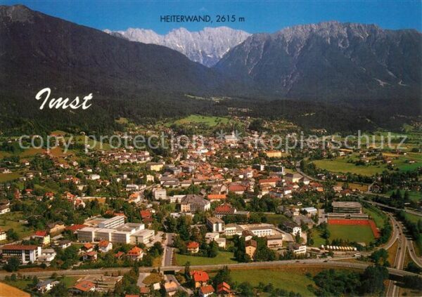 Imst Tirol mit Heiterwand Lechtaler Alpen Fliegera