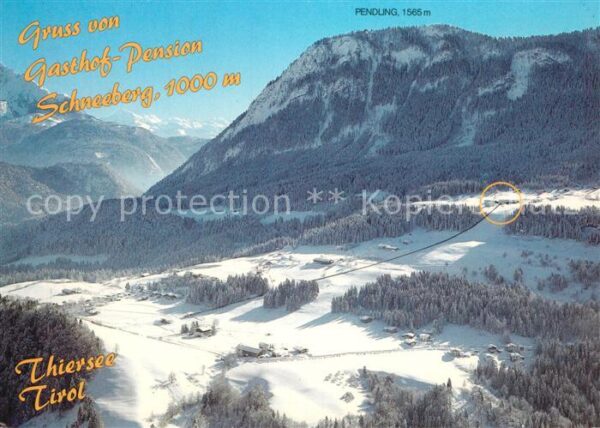 Thiersee Alpengasthof Pension Schneeberg Winterp