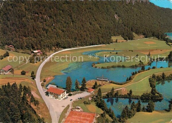 Kramsach Hotel Krammsee Tennisanlage Fliegeraufn