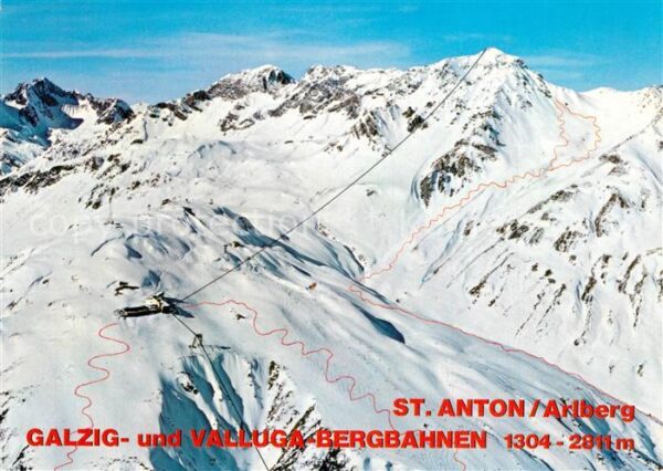 St Anton Arlberg Galzig- und Valluga Bergbahnen Wintersp
